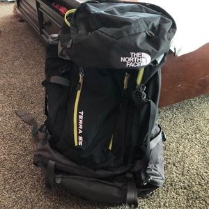 North face hiking backpack